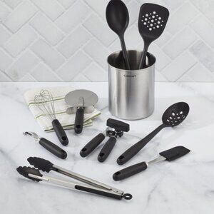 Durable Stainless-Steel Crock 10-Piece Kitchen Tools